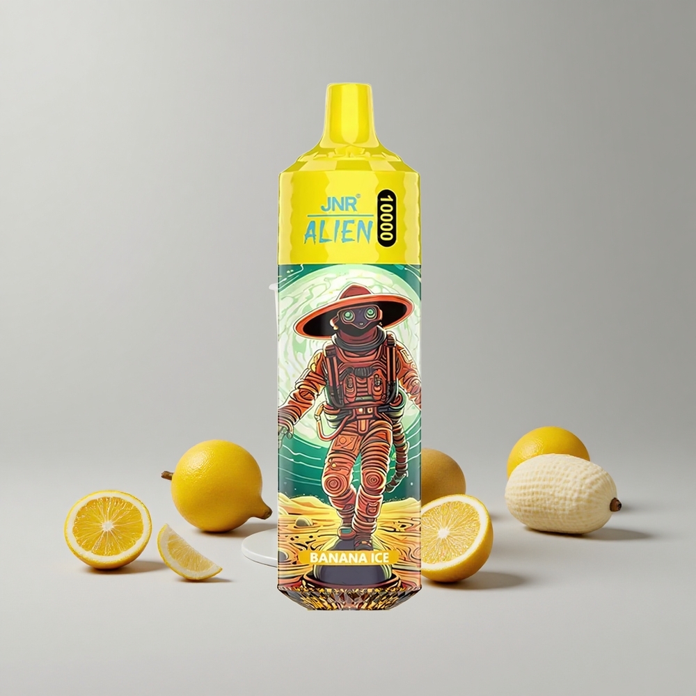 JNR Alien 10000 – Banana Ice: Revolúcia v svete vapingu, ktorá vás dostane!